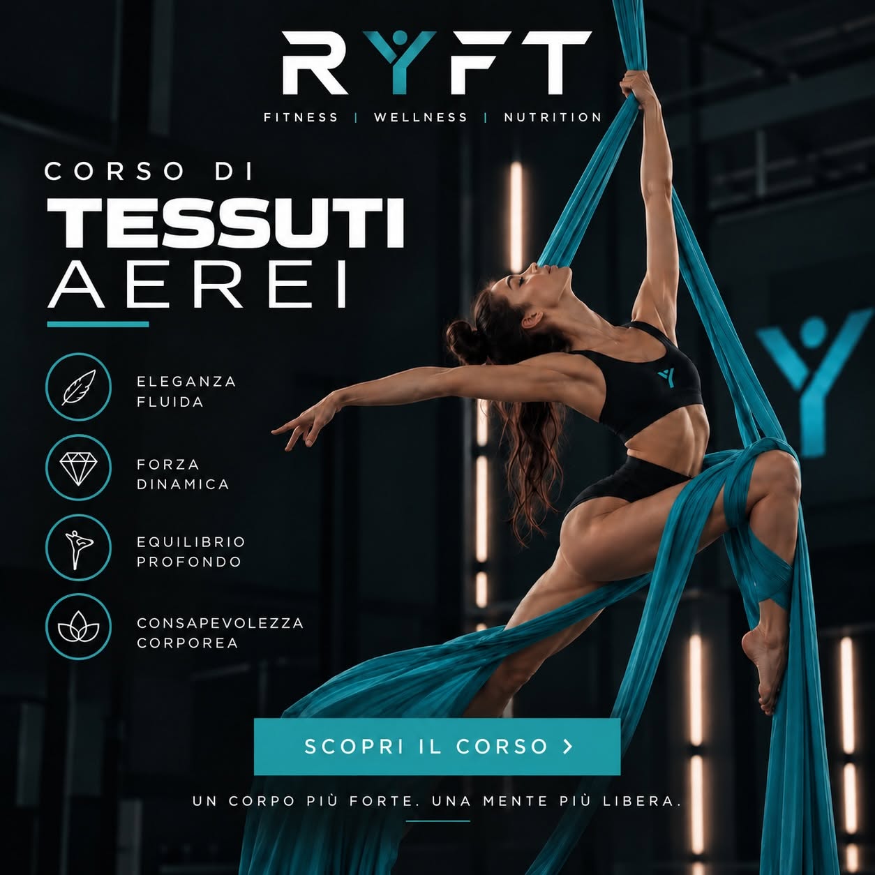 Corso di tessuti aerei RYFT