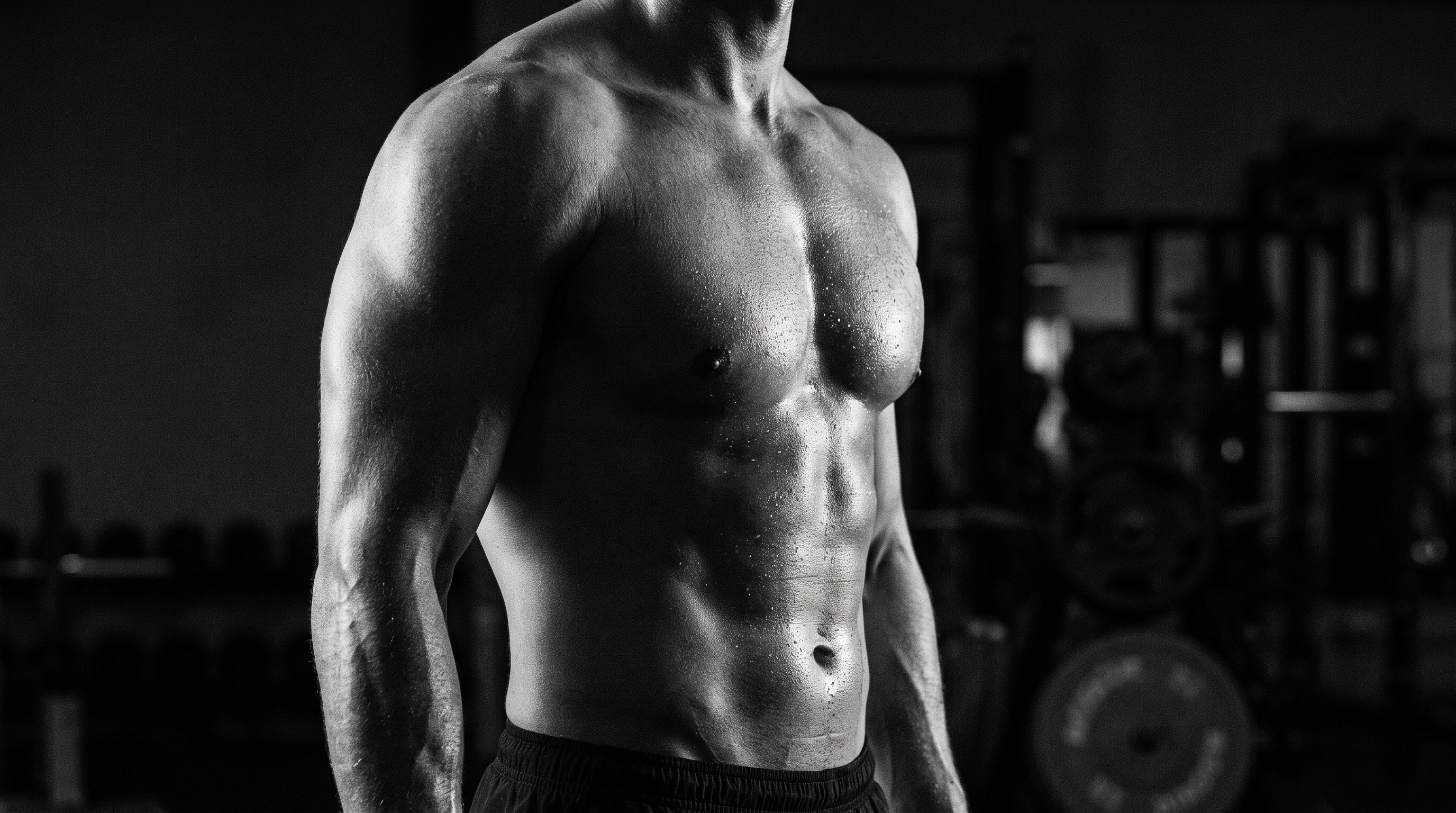 Atleta in palestra
